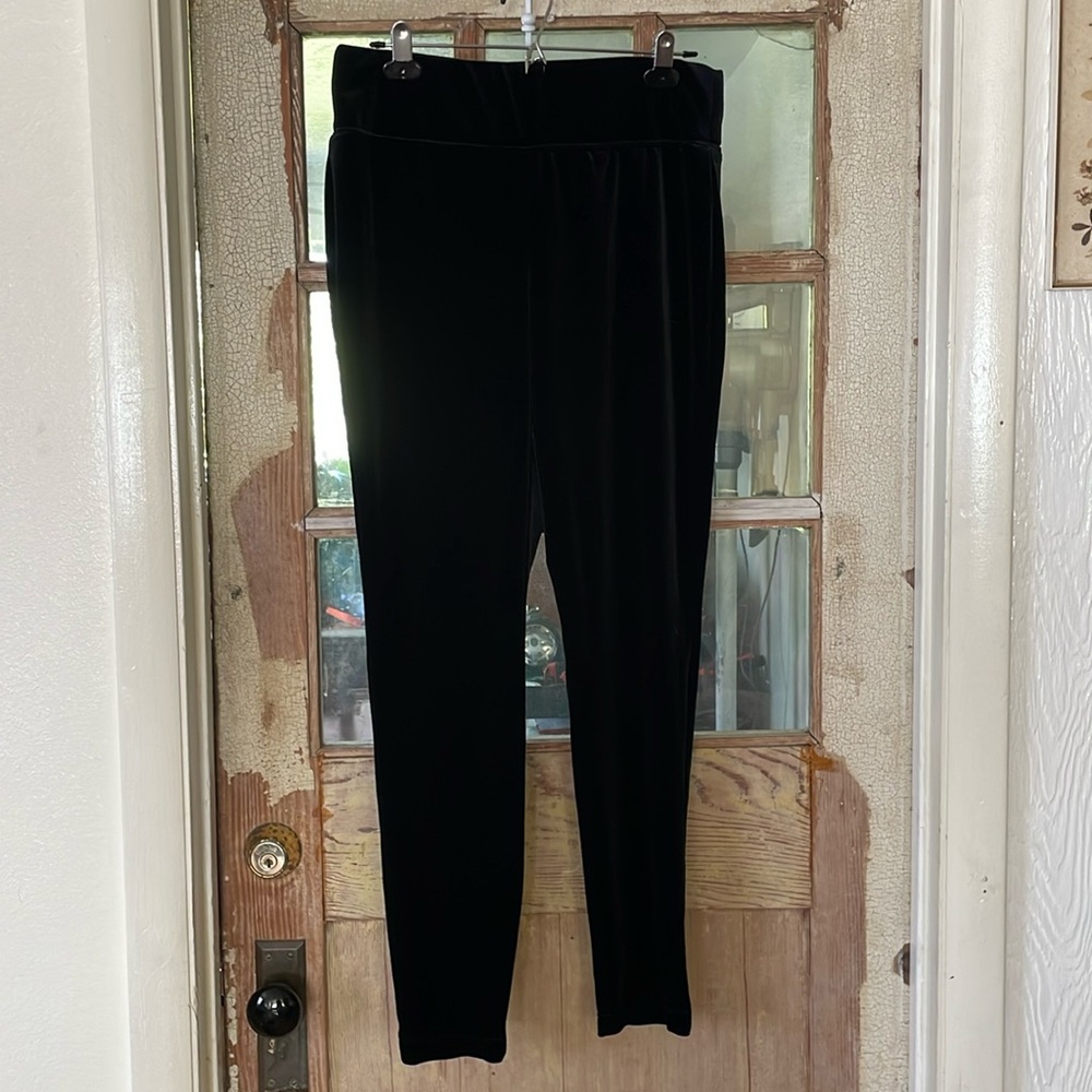 INC International Concepts velvet leggings